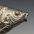 British vintage pewter fish figurine pair